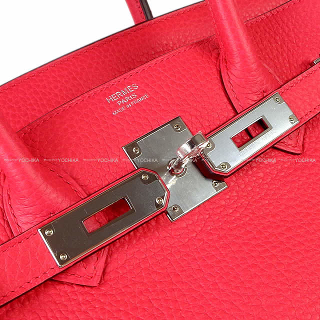 HERMES エルメス ハンドバッグ バーキン30 ローズエクストリーム(ローズエクストリーム) トリヨン シルバー金具 新品