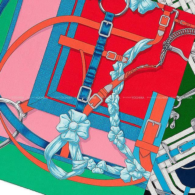 2018年春夏 HERMES エルメス ショール カレ140 "グラン・マネージュ・アジュエ