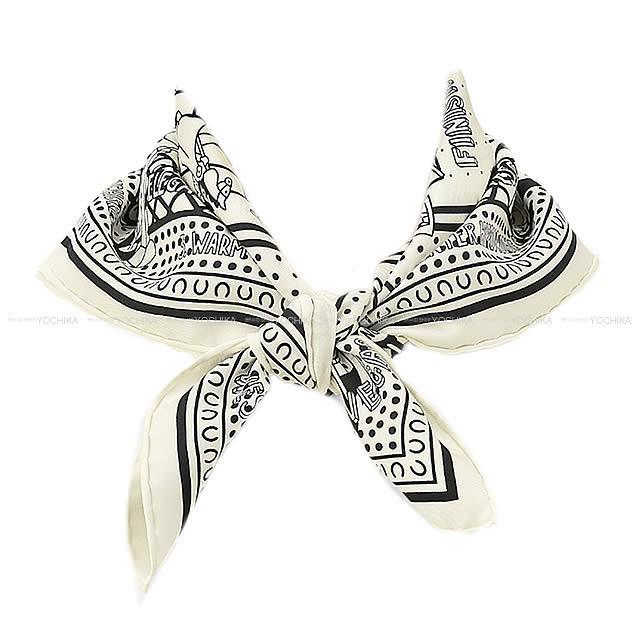 エルメス カレ55 バンダナ スカーフ シルク100% ALL ABOARD! オールア  