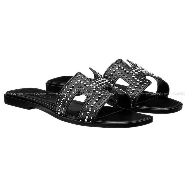 エルメス サンダル オラン デニム レディースサイズ36 1/2 HERMES 靴  