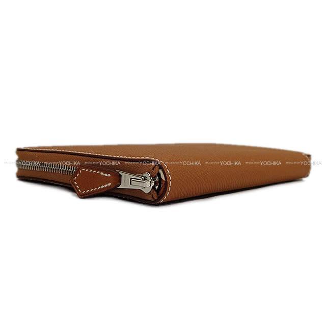 2019年春夏 新作 HERMES エルメス アザップ シルクイン 財布 "シルク・ゲーム" ゴールド/ゴールド エプソン 新品