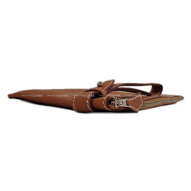 HERMES エルメス クラッチバッグ ポーチ "ポシェット ヴェルティージュ" MM ゴールド 新品未使用