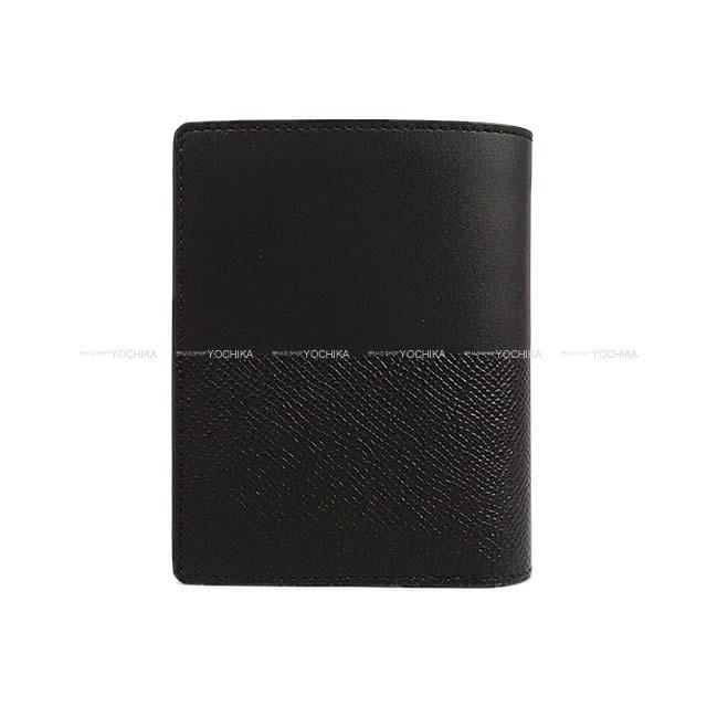 HERMES エルメス 財布 マンハッタン コンパクト 黒(ブラック) エプソン/ソンブレロ シルバー金具 新品未使用