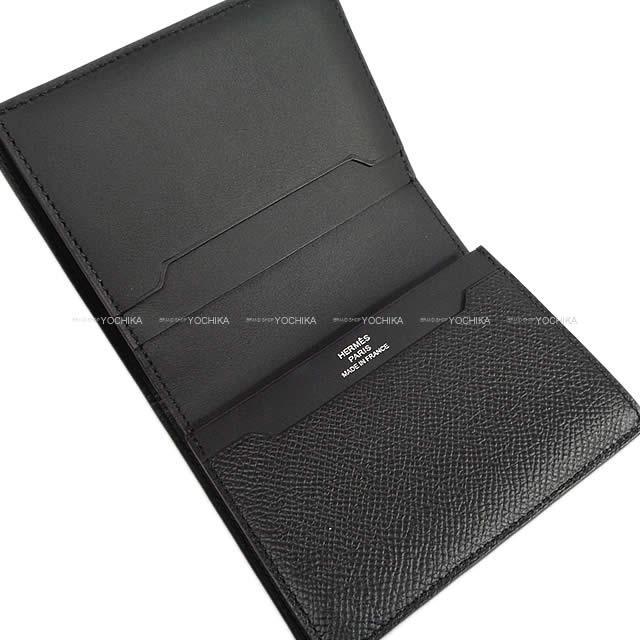 HERMES エルメス 財布 マンハッタン コンパクト 黒(ブラック) エプソン 