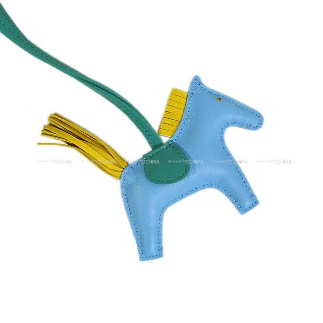 HERMES エルメス バッグチャーム ロデオ PM ジョーヌナプル (ジョーヌ