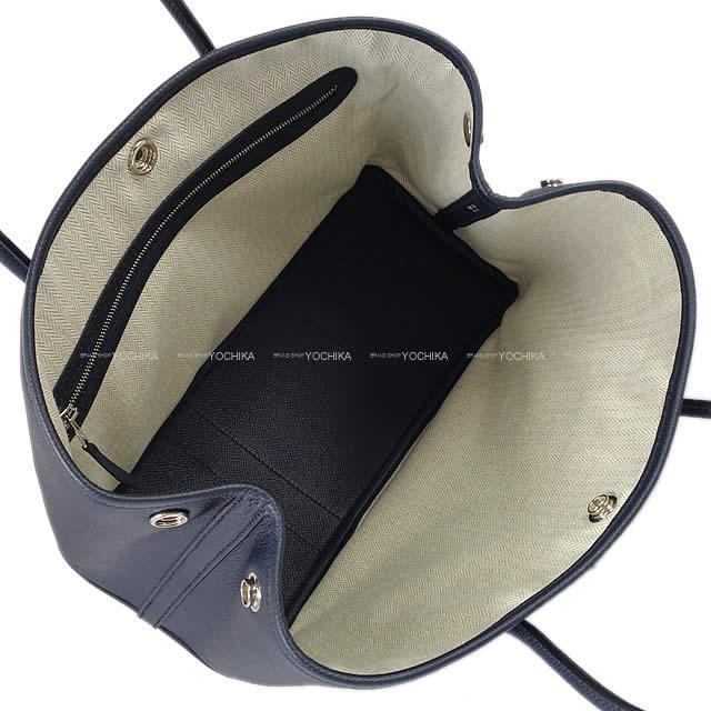 HERMES エルメス トートバッグ ガーデンパーティ 30 TPM ブルーインディゴ エプソン シルバー金具 新品