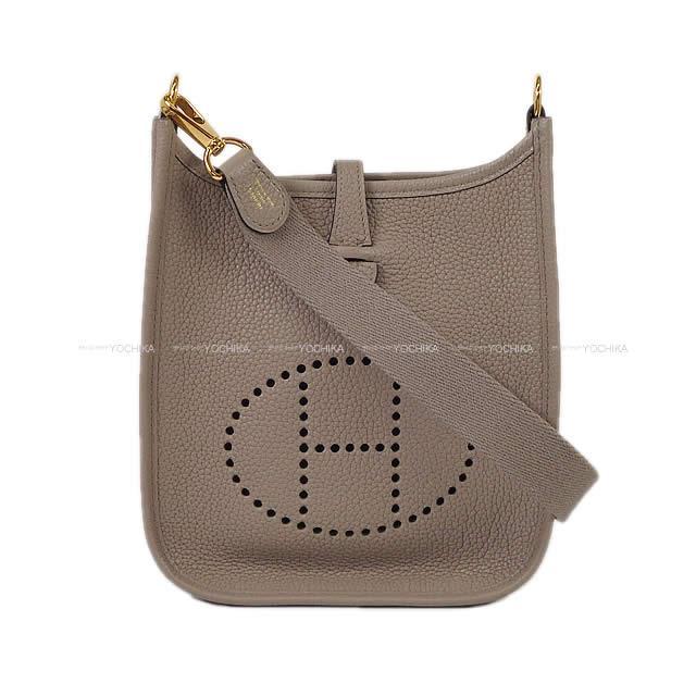 HERMES エルメス ショルダーバッグ エブリン エヴリン 16 TPM グリアスファルト トリヨン ゴールド金具 新品
