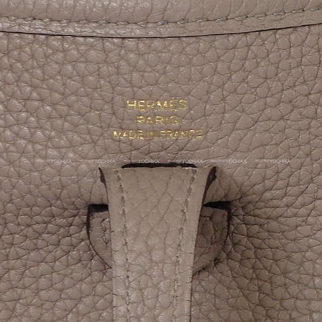 HERMES エルメス ショルダーバッグ エブリン エヴリン 16 TPM グリアスファルト トリヨン ゴールド金具 新品