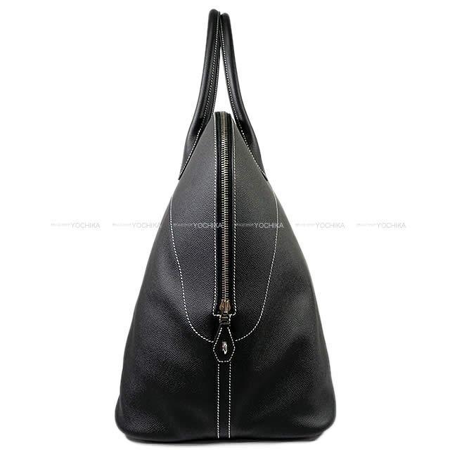 HERMES エルメス ハンドバッグ ボリードリラックス45 黒(ブラック) エプソンスープル シルバー金具 新品