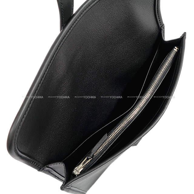HERMES エルメス クラッチバッグ "ジジェ デュオ"  黒 スイフト 新品