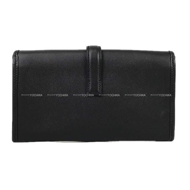HERMES エルメス クラッチバッグ "ジジェ デュオ"  黒 スイフト 新品