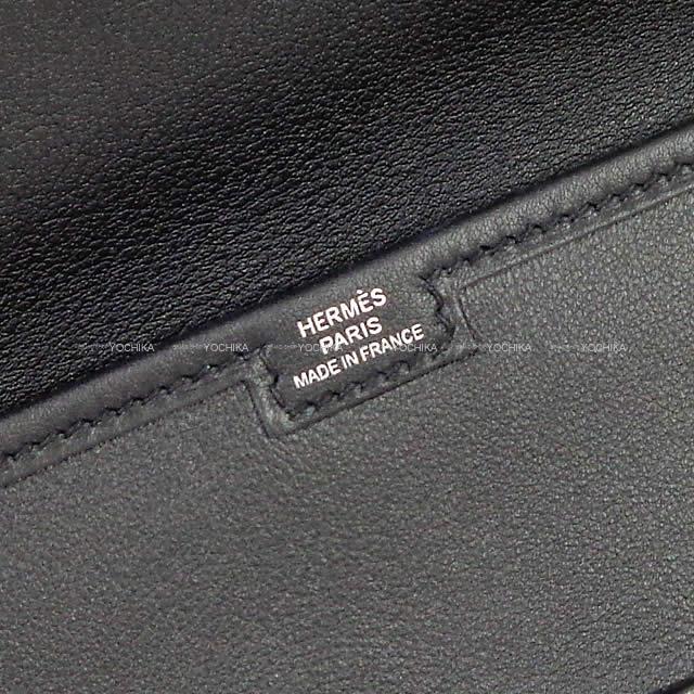 HERMES エルメス クラッチバッグ "ジジェ デュオ"  黒 スイフト 新品