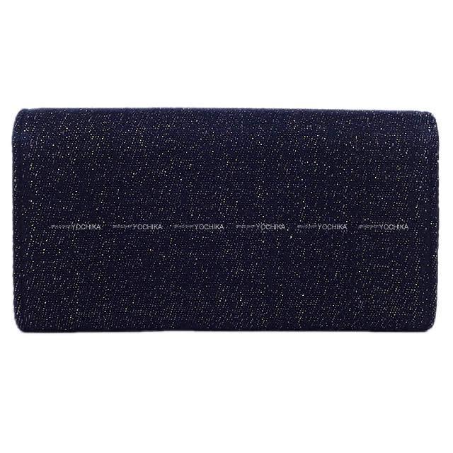 2019年 クルーズライン 新作 CHANEL シャネル ドーヴィル ファスナー付フラップ 長財布 ネイビー A81976 新品