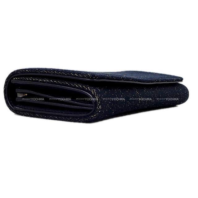 2019年 クルーズライン 新作 CHANEL シャネル ドーヴィル ファスナー付フラップ 長財布 ネイビー A81976 新品