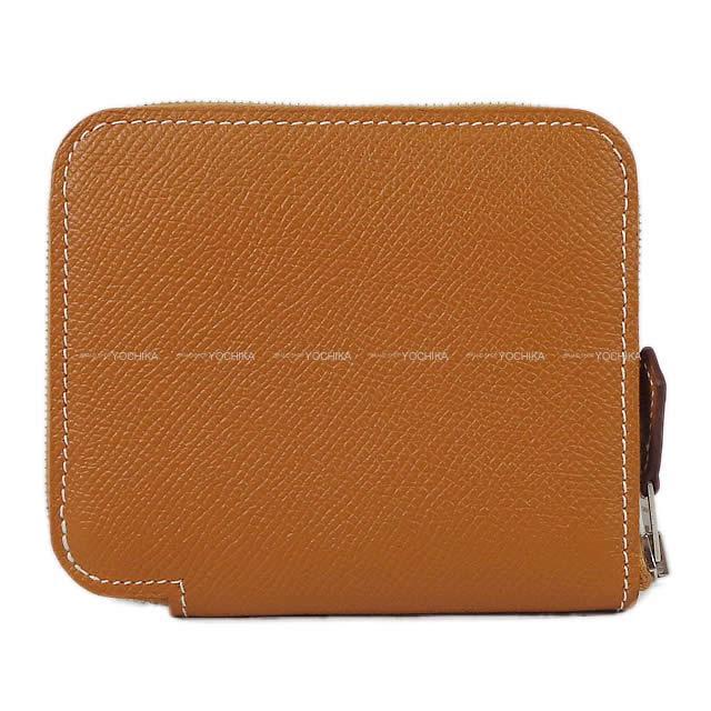エルメス アザップ シルクイン 財布 "One Two Three" トフィーXフォーヴXミコノス エプソン 新品未使用