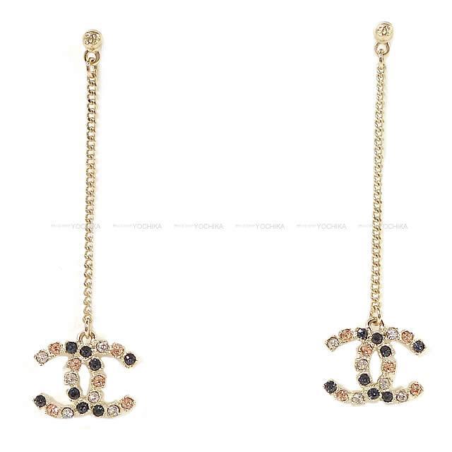 2019年 新作 CHANEL シャネル ミックス ストラス ぶらさがり チェーン  