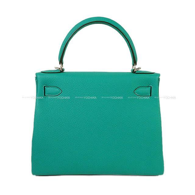 HERMES エルメス ハンドバッグ ケリー28 内縫い ヴェールヴェロン トゴ シルバー金具 新品