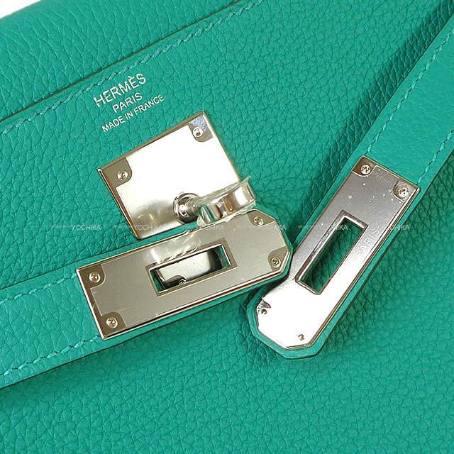 HERMES エルメス ハンドバッグ ケリー28 内縫い ヴェールヴェロン トゴ シルバー金具 新品