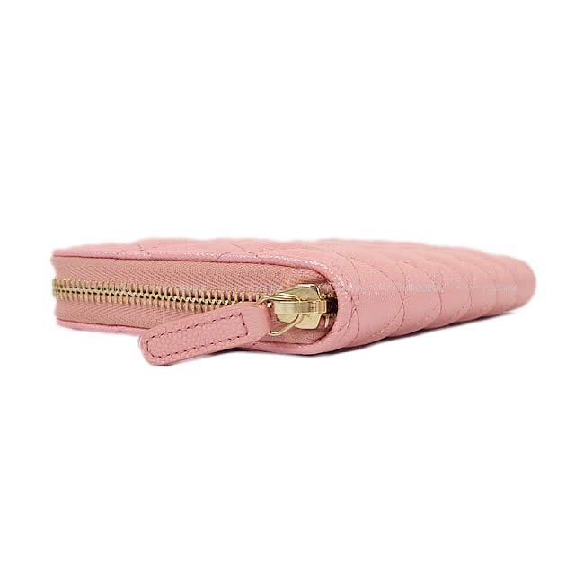 CHANEL シャネル オーロラ マトラッセ ココマーク 長財布 ローズピンク グレインドラム AP0313 新品