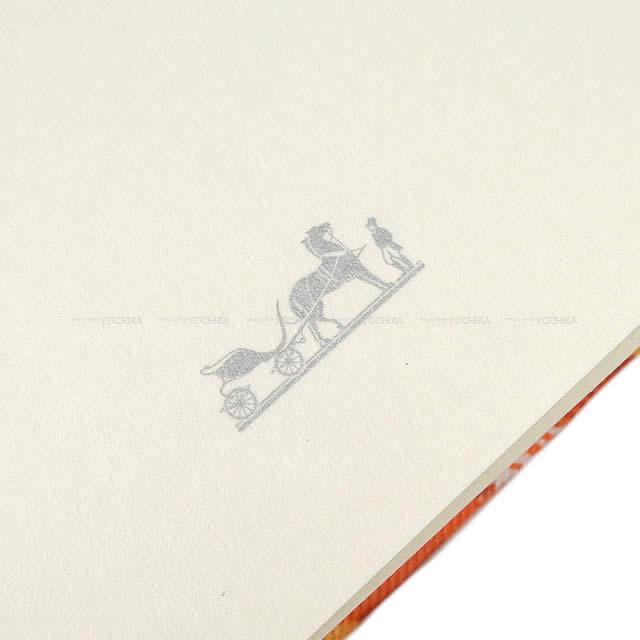 HERMES エルメス シルクノートブック "ブラジル" マンゴー シルク 新品