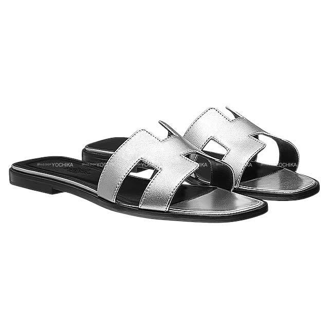 HERMES エルメス レディース Hモチーフ サンダル  