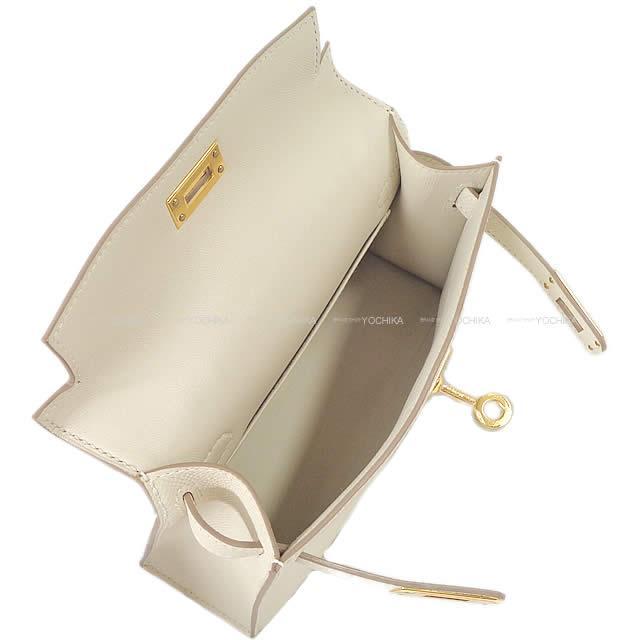 ミニケリー ゴールド金具 ショルダー ハンドバッグ エルメス ケリーミニ 2/ミニケリー 2 ゴールド エプソン