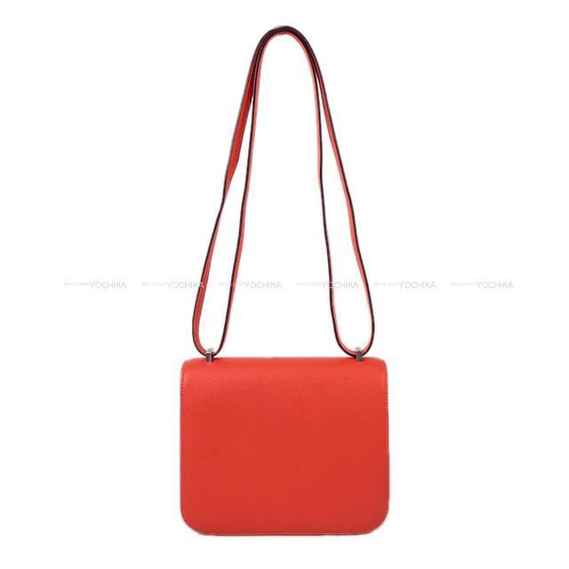 HERMES エルメス ショルダーバッグ コンスタンス3 ミニ 18 ローズジャイプール エプソン シルバー金具 新品未使用