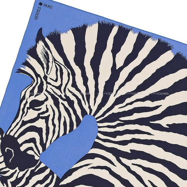 HERMES エルメス ショール カレ140 "ゼブラ ペガサス" ラベンダー/フューシャ/マリン カシミヤXシルク 新品未使用