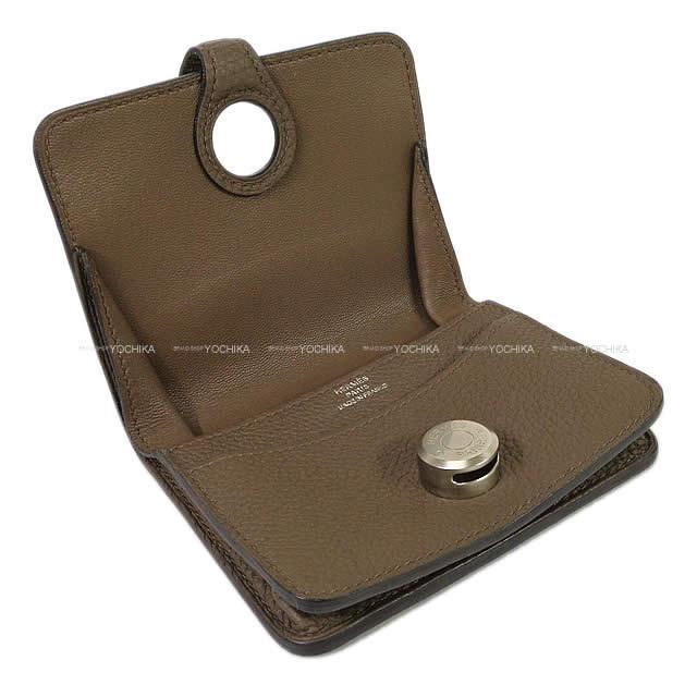 HERMES エルメス 財布 ドゴン カード コインケース トープ トゴ マット  