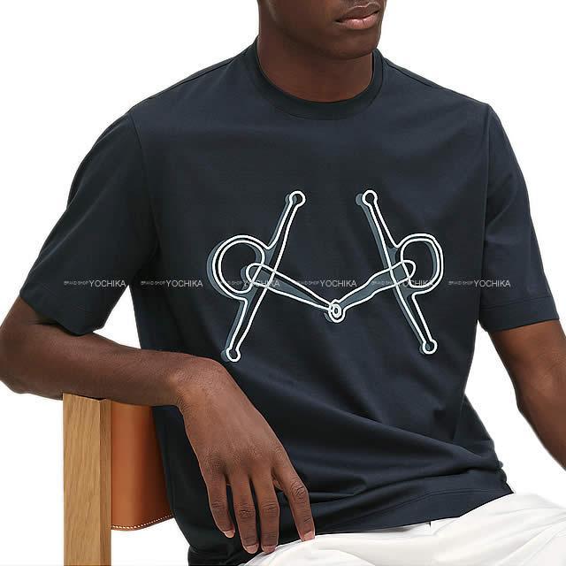 2019春夏 新作 HERMES エルメス メンズ Tシャツ "プラス・モール" プリント コットンジャージー 半袖