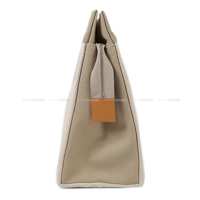2019年 新作 HERMES エルメス ポーチ "ジメトゥ GM" グリスポンス コットン100% 新品