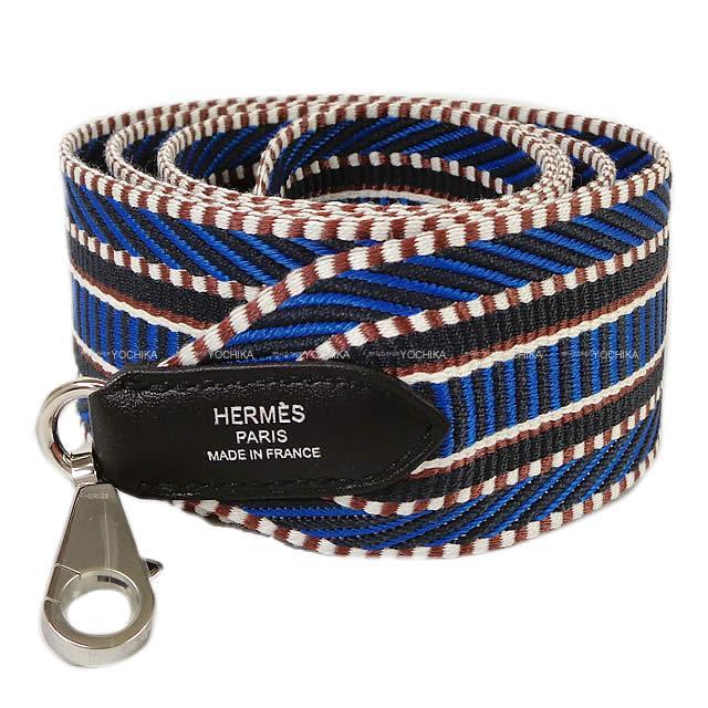 エルメス HERMES ストラップ ブルージーン SV金具 トリヨン ユニ  