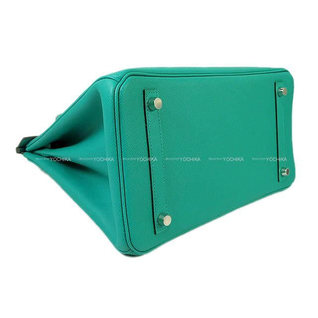 HERMES エルメス ハンドバッグ バーキン30 ヴェールヴェロン エプソン シルバー金具 新品