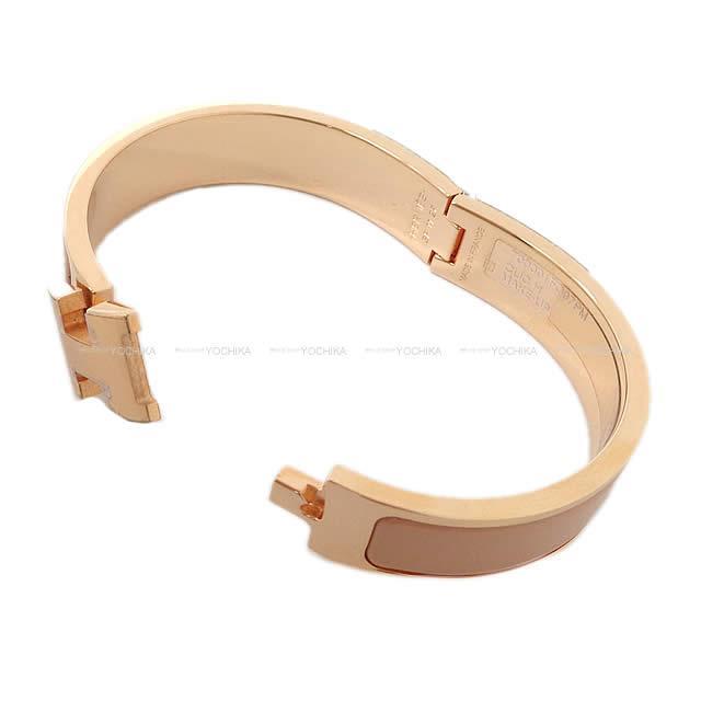 HERMES エルメス ブレスレット "クリック アッシュ" PM メイクアップベージュ