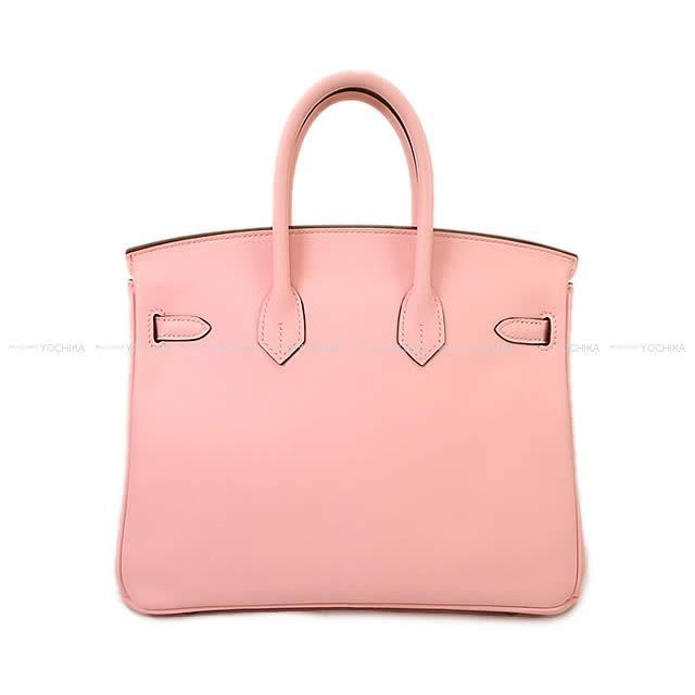 HERMES エルメス ハンドバッグ バーキン25 ローズサクラ スイフト シルバー金具 新品未使用