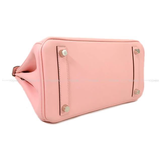 HERMES エルメス ハンドバッグ バーキン25 ローズサクラ スイフト シルバー金具 新品未使用