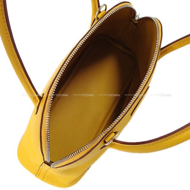 HERMES エルメス ショルダーバッグ ボリード27 ジョーヌアンブル スイフト シルバー金具 新品未使用