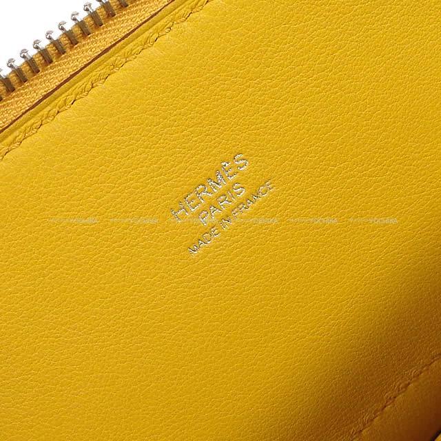 HERMES エルメス ショルダーバッグ ボリード27 ジョーヌアンブル スイフト シルバー金具 新品未使用