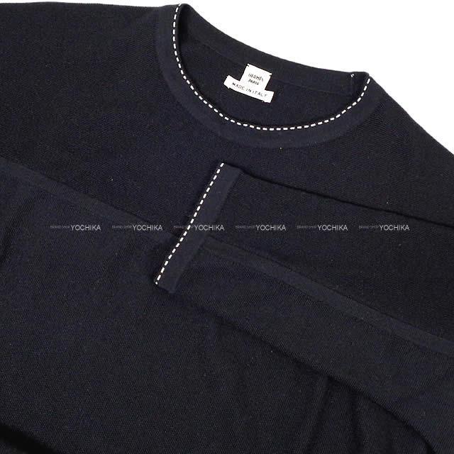 HERMES エルメス レディース サマーニット ステッチ ワンピース #34 黒(ブラック) 新品未使用
