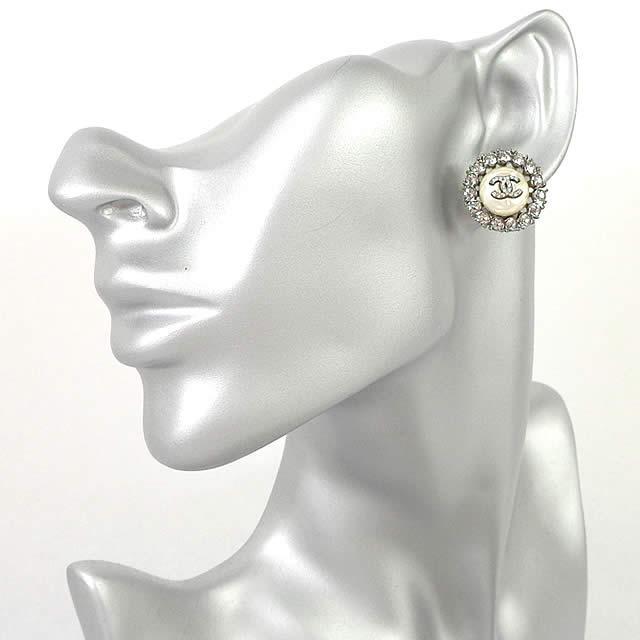 2019年 秋冬 新作 CHANEL シャネル サークル ストラス パール ココマー
