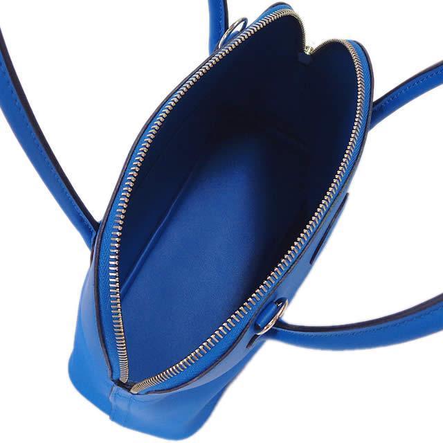HERMES エルメス ショルダーバッグ ボリード27 ブルーゼリージュ スイフト シルバー金具 新品