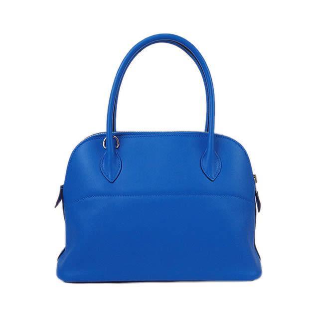 HERMES エルメス ショルダーバッグ ボリード27 ブルーゼリージュ スイフト シルバー金具 新品