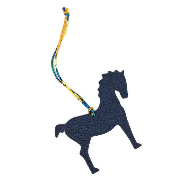 HERMES エルメス バッグチャーム オーナメント プティアッシュ "馬/ホース" GM