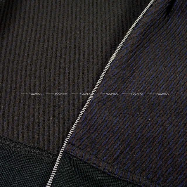 Hermes エルメス メンズ ジャケット ブルゾンジップ Diagonale 3d S ブルン ウールxポリエステルxコットン 新品