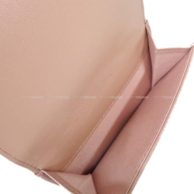 CHANEL シャネル カメリア エンボス フラップ 三つ折り コンパクト 財布 モーヴ ラム シルバー金具 AP0116 新品