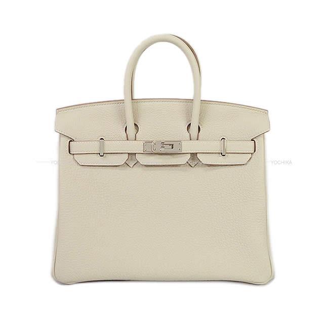 HERMES エルメス ハンドバッグ バーキン25 クレ トゴ シルバー金具 新品未使用
