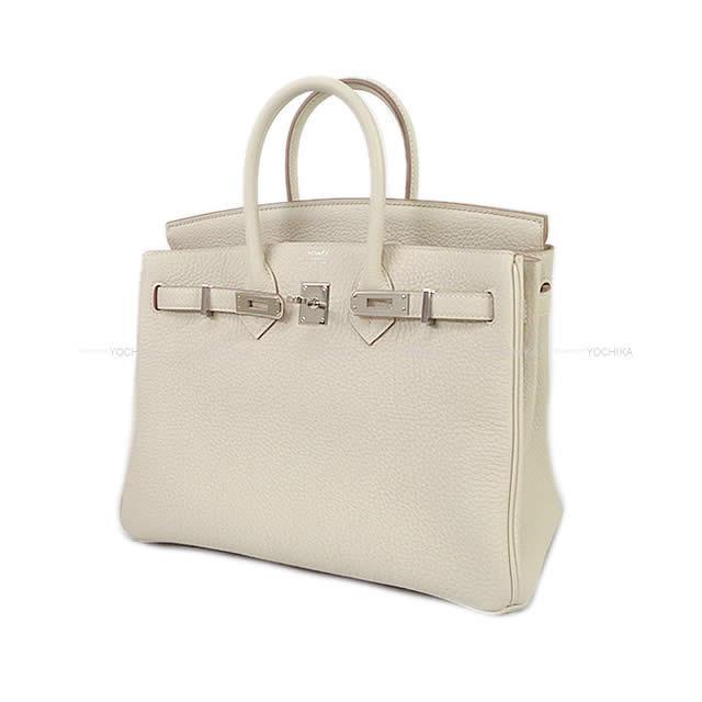 HERMES エルメス ハンドバッグ バーキン25 クレ トゴ シルバー金具 新品未使用