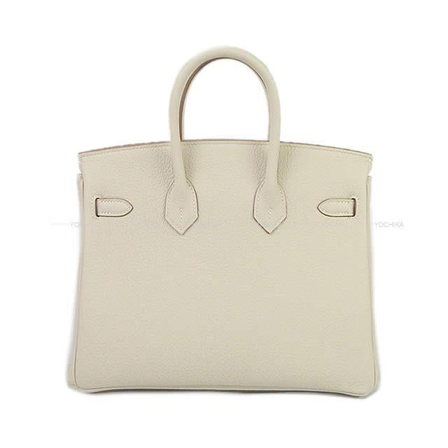 HERMES エルメス ハンドバッグ バーキン25 クレ トゴ シルバー金具 新品未使用