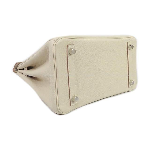 HERMES エルメス ハンドバッグ バーキン25 クレ トゴ シルバー金具 新品未使用