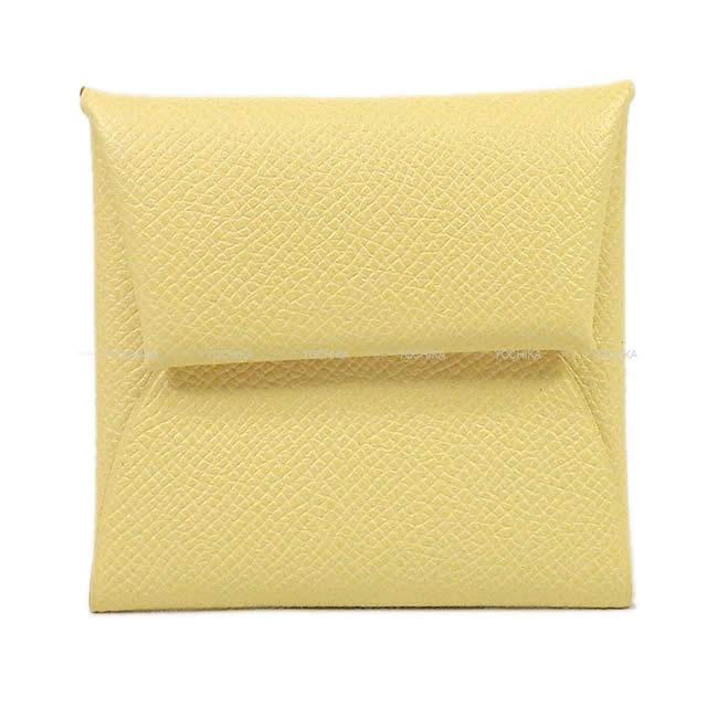 HERMES エルメス コインケース バスティア ジョーヌプッサン エプソン  